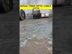 Cabo ótico blindado aéreo exterior de único modo do núcleo de GYTA 72